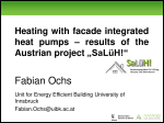 Heating with facade-integrated heat pumps – results of the Austrian project „SaLüH!“